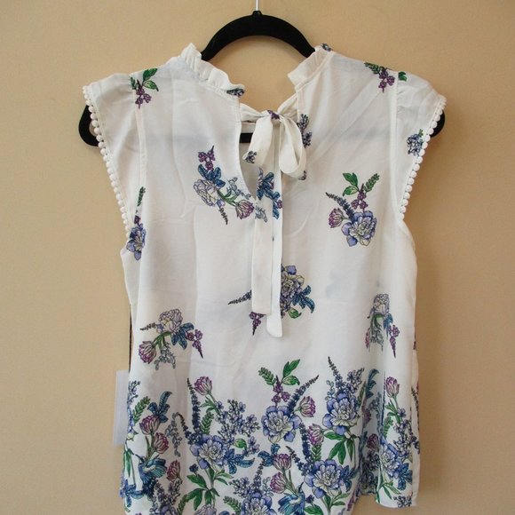 Crescent & Willough  Flower Blouse size - Picture 6 of 8